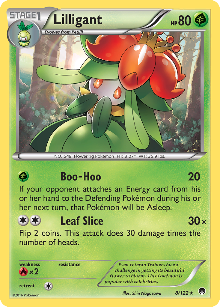 Lilligant (8/122) [XY: BREAKpoint] Reverse Holofoil