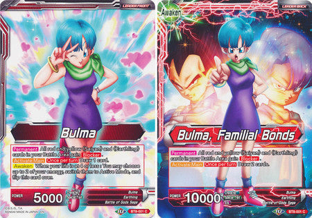 Bulma // Bulma, Familial Bonds (BT8-001) [Malicious Machinations] Parallel Foil