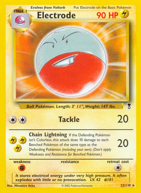 Electrode (22/110) [Legendary Collection] Reverse Holofoil