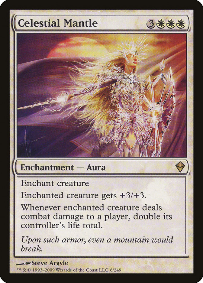 Celestial Mantle [Zendikar] Foil