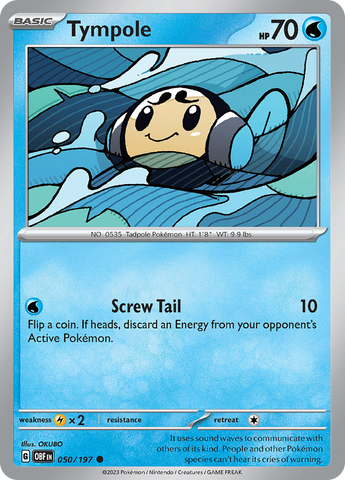 Tympole (050/197) [Scarlet & Violet: Obsidian Flames] Reverse Holofoil