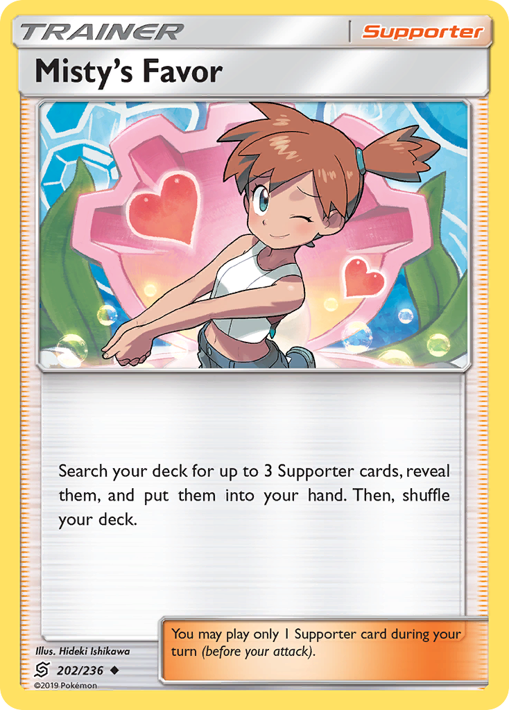 Misty's Favor (202/236) [Sun & Moon: Unified Minds] Reverse Holofoil