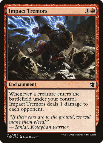 Impact Tremors [Dragons of Tarkir] Foil