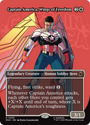 Captain America, Wings of Freedom (Borderless) [Marvel Super Heroes] Foil