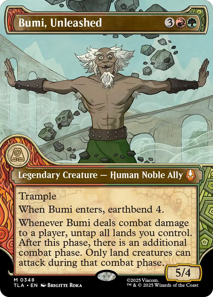 Bumi, Unleashed (Showcase) [Avatar: The Last Airbender] Foil
