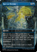 Fact or Fiction (Borderless Alternate Art) [Commander Masters] Foil