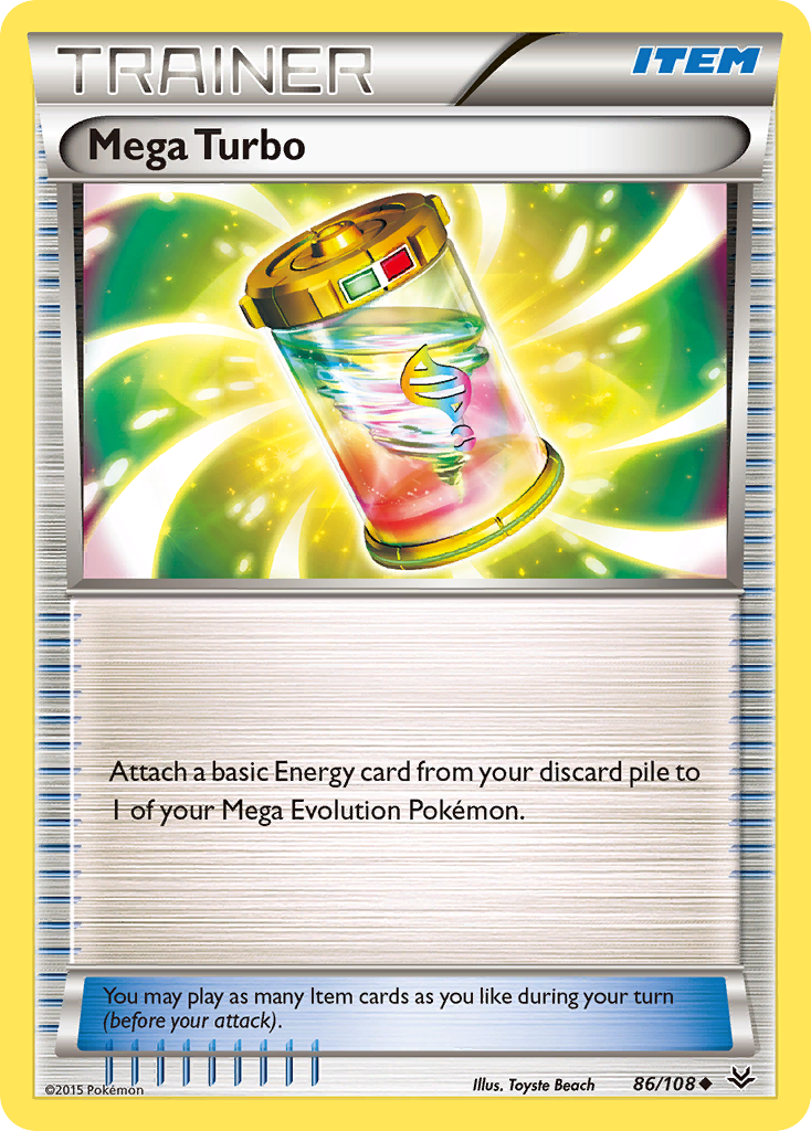 Mega Turbo (86/108) [XY: Roaring Skies] Reverse Holofoil