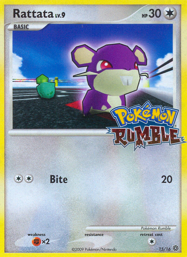 Rattata (15/16) [Pokémon Rumble] Holofoil