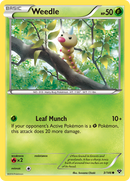 Weedle (3/146) [XY: Base Set] Reverse Holofoil
