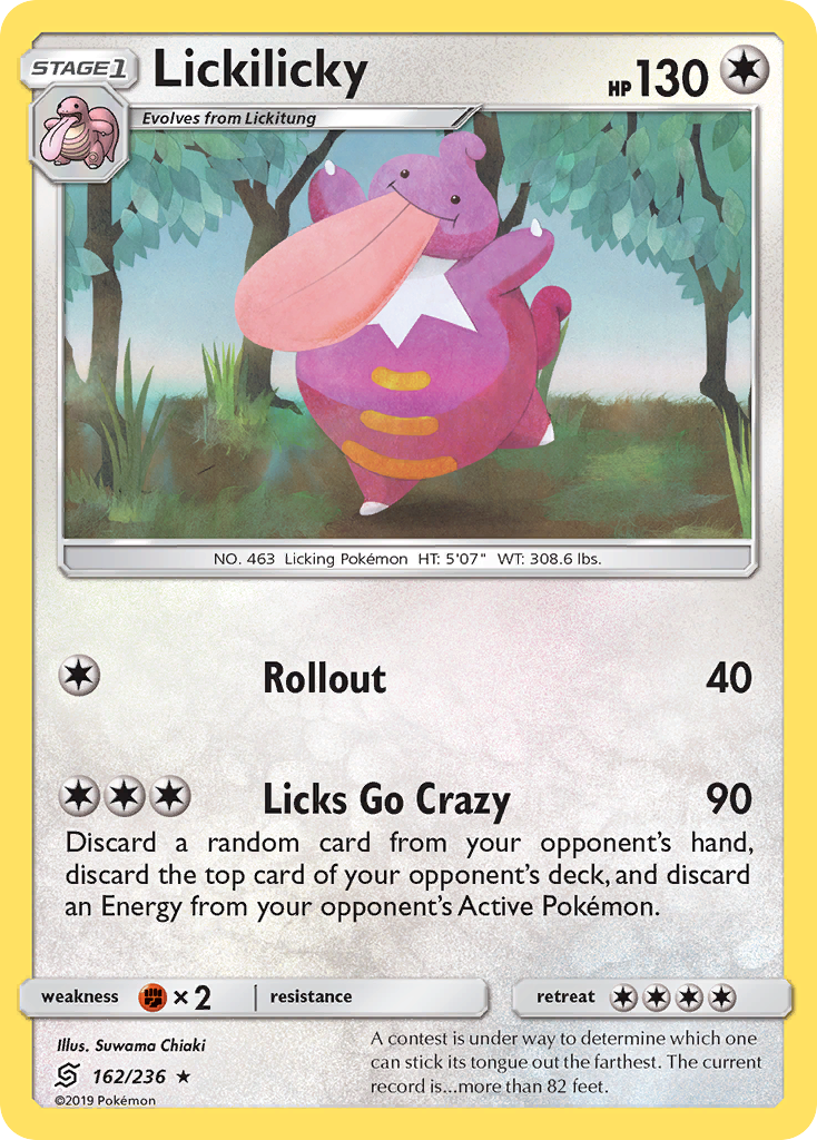 Lickilicky (162/236) [Sun & Moon: Unified Minds] Reverse Holofoil