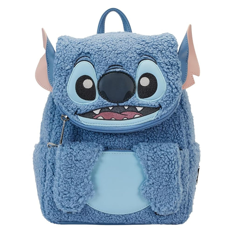 Disney Stitch Plush Pocket Loungefly Backpack