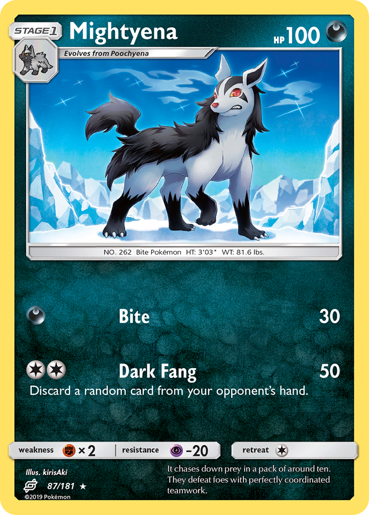 Mightyena (87/181) [Sun & Moon: Team Up]