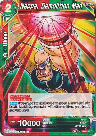 Nappa, Demolition Man (BT9-090) [Universal Onslaught] Parallel Foil