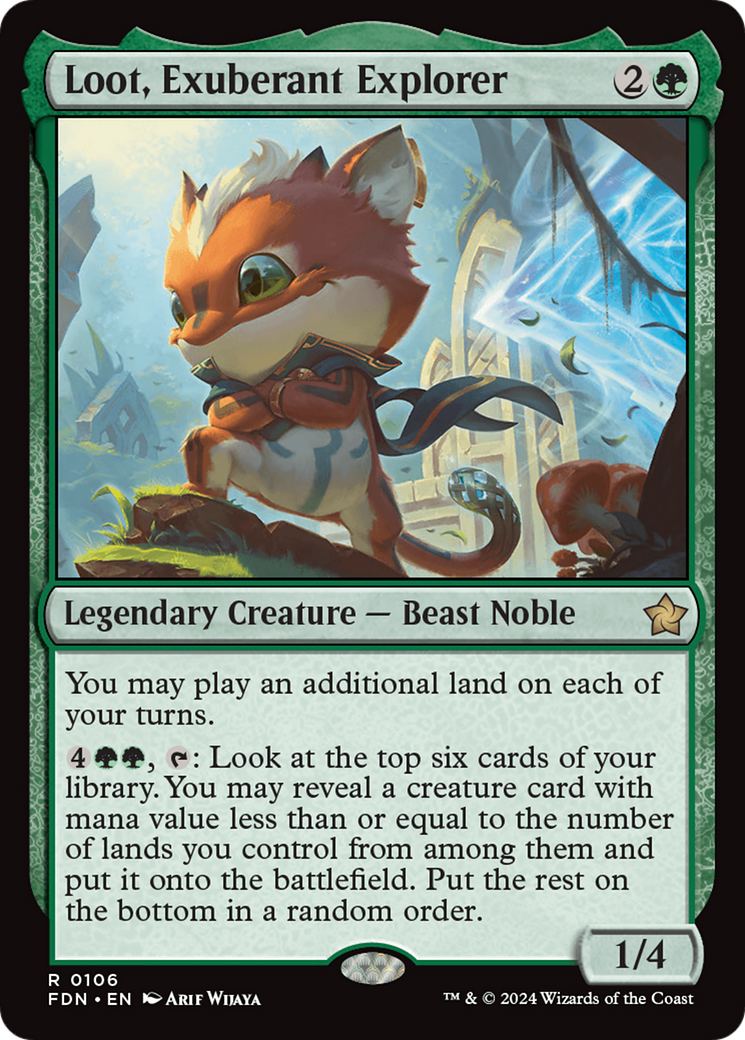 Loot, Exuberant Explorer [Foundations] Foil
