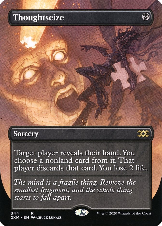 Thoughtseize (Toppers) [Double Masters] Foil