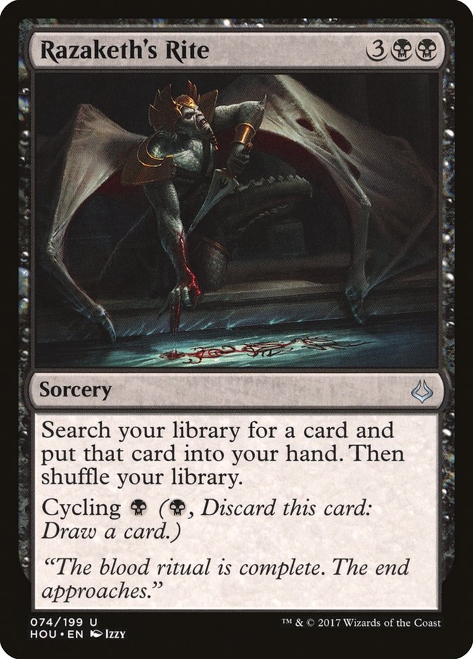 Razaketh's Rite [Hour of Devastation] Foil