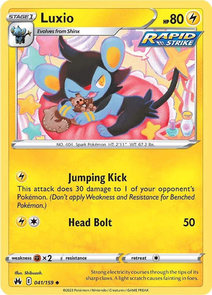Luxio (041/159) (41) [Sword & Shield: Crown Zenith] Reverse Holofoil