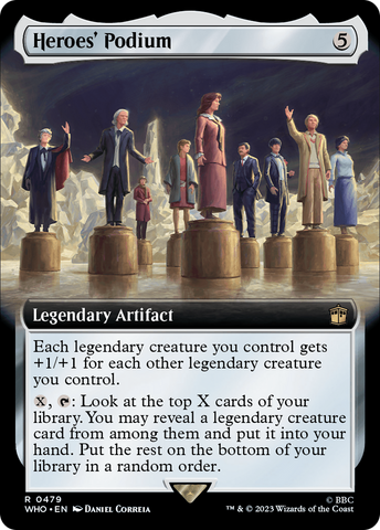Heroes' Podium (Extended Art) [Doctor Who] Foil