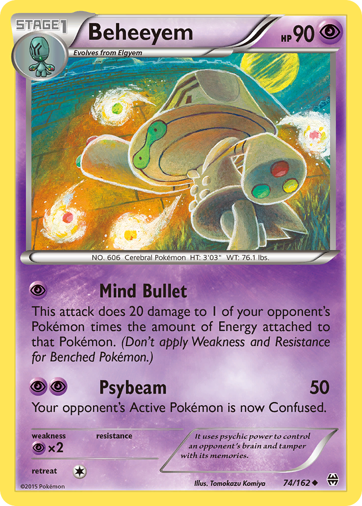 Beheeyem (74/162) [XY: BREAKthrough] Reverse Holofoil