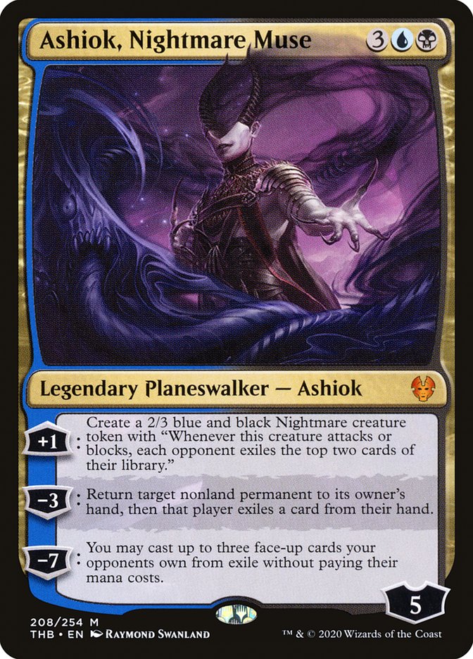 Ashiok, Nightmare Muse [Theros Beyond Death] Foil