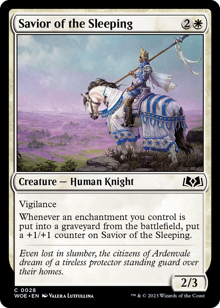 Savior of the Sleeping [Wilds of Eldraine] Foil