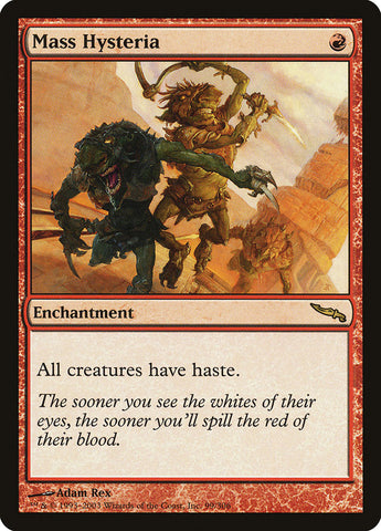 Mass Hysteria [Mirrodin] Foil