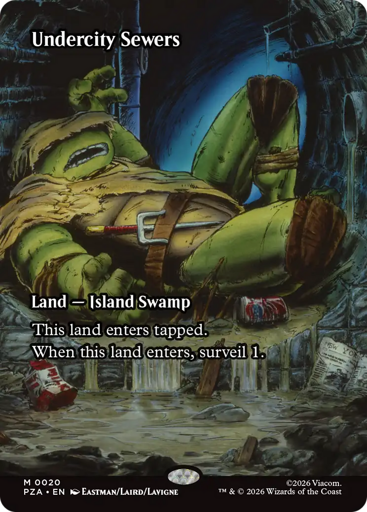 Undercity Sewers (Borderless) [Teenage Mutant Ninja Turtles Eternal-Legal] Foil