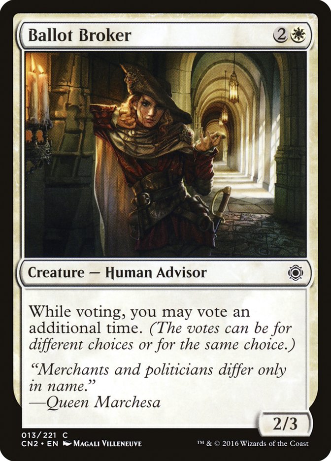 Ballot Broker [Conspiracy: Take the Crown] Foil