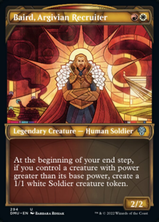 Baird, Argivian Recruiter (Showcase) [Dominaria United] Foil