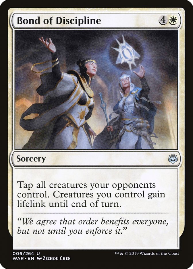 Bond of Discipline [War of the Spark] Foil