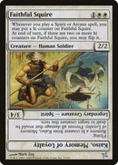 Faithful Squire // Kaiso, Memory of Loyalty [Betrayers of Kamigawa] Foil