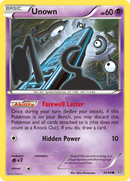 Unown (30/98) [XY: Ancient Origins] Reverse Holofoil