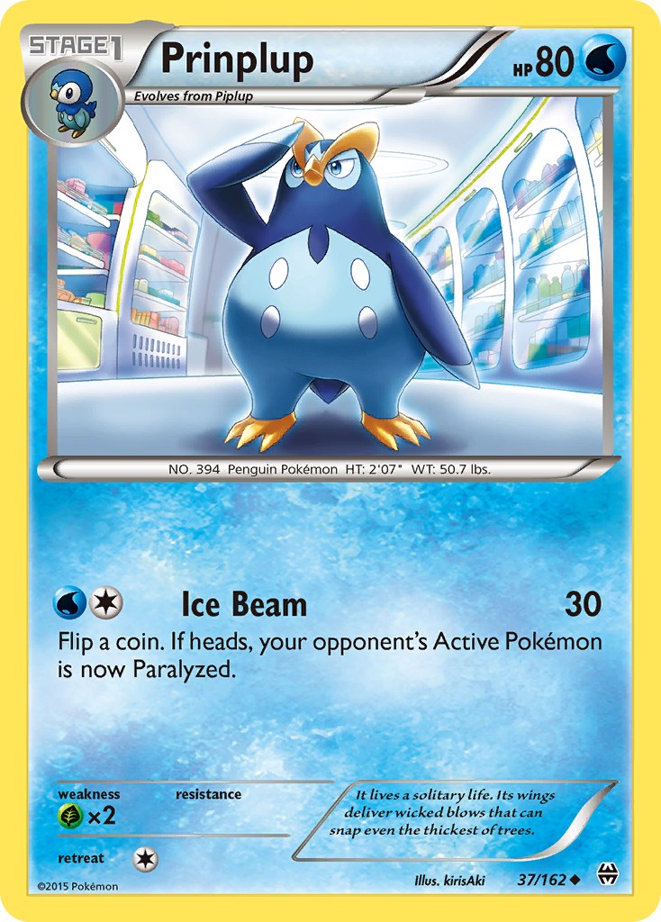 Prinplup (37/162) [XY: BREAKthrough] Reverse Holofoil