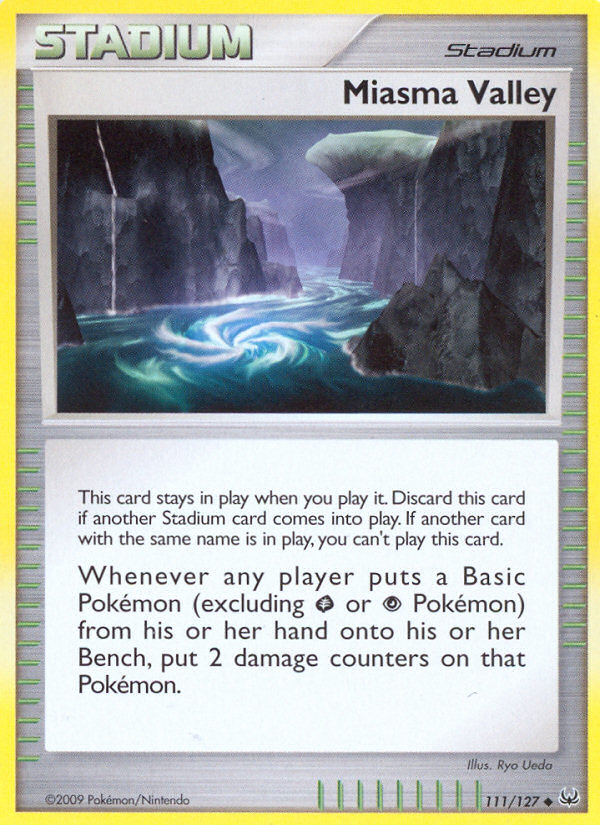 Miasma Valley (111/127) [Platinum: Base Set] Reverse Holofoil