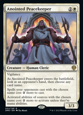 Anointed Peacekeeper [Dominaria United] Foil