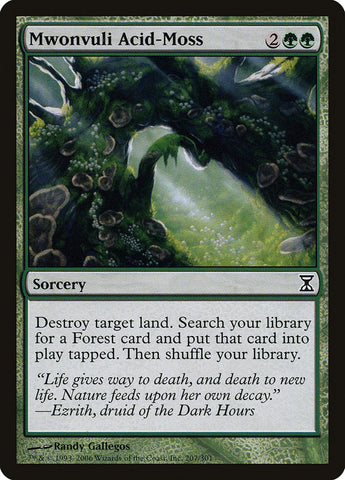 Mwonvuli Acid-Moss [Time Spiral] Foil