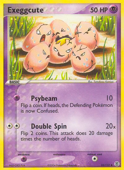 Exeggcute (33/112) [EX: FireRed & LeafGreen] Reverse Holofoil