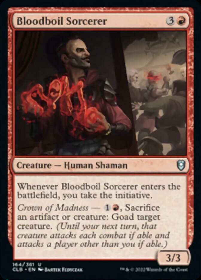 Bloodboil Sorcerer [Commander Legends: Battle for Baldur's Gate] Foil