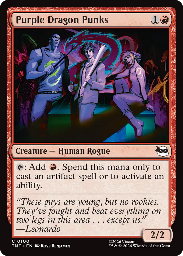 Purple Dragon Punks [Teenage Mutant Ninja Turtles] Foil