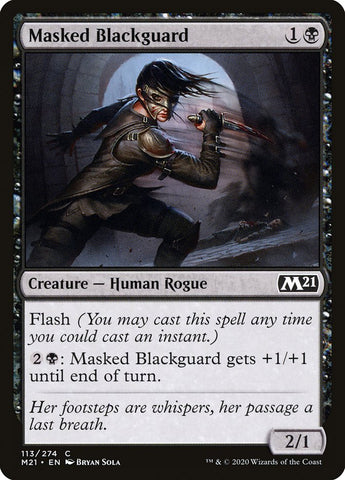 Masked Blackguard [Core Set 2021] Foil