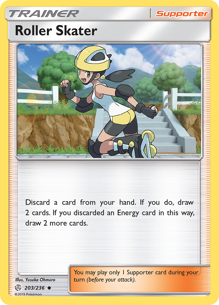 Roller Skater (203/236) [Sun & Moon: Cosmic Eclipse] Reverse Holofoil