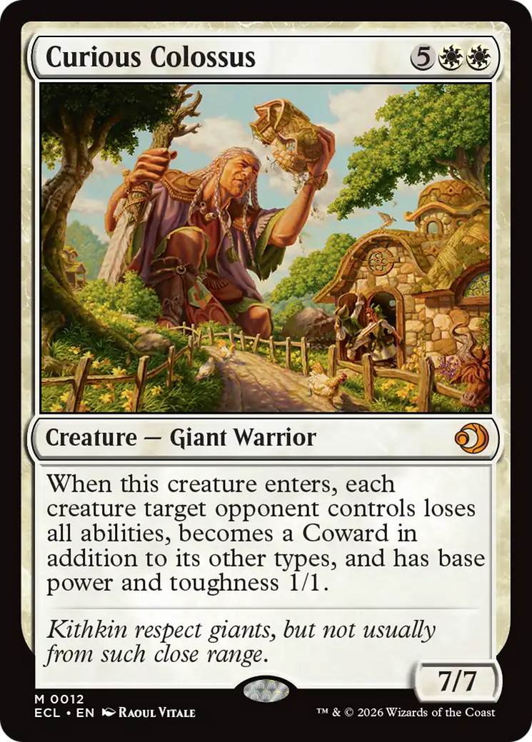 Curious Colossus [Lorwyn Eclipsed] Foil