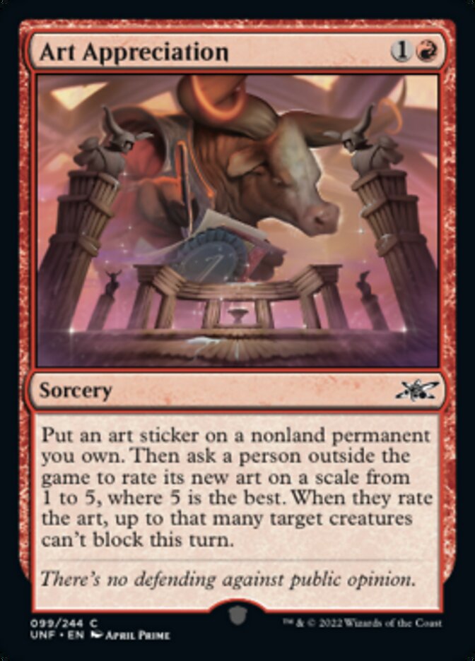 Art Appreciation [Unfinity] Foil