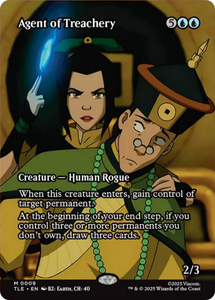 Agent of Treachery (Borderless) [Avatar: The Last Airbender: Eternal-Legal] Foil