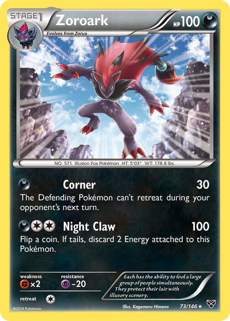 Zoroark (73/146) [XY: Base Set] Reverse Holofoil