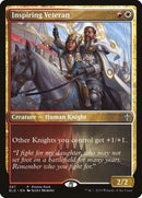 Inspiring Veteran (Promo Pack) [Throne of Eldraine Promos] Foil