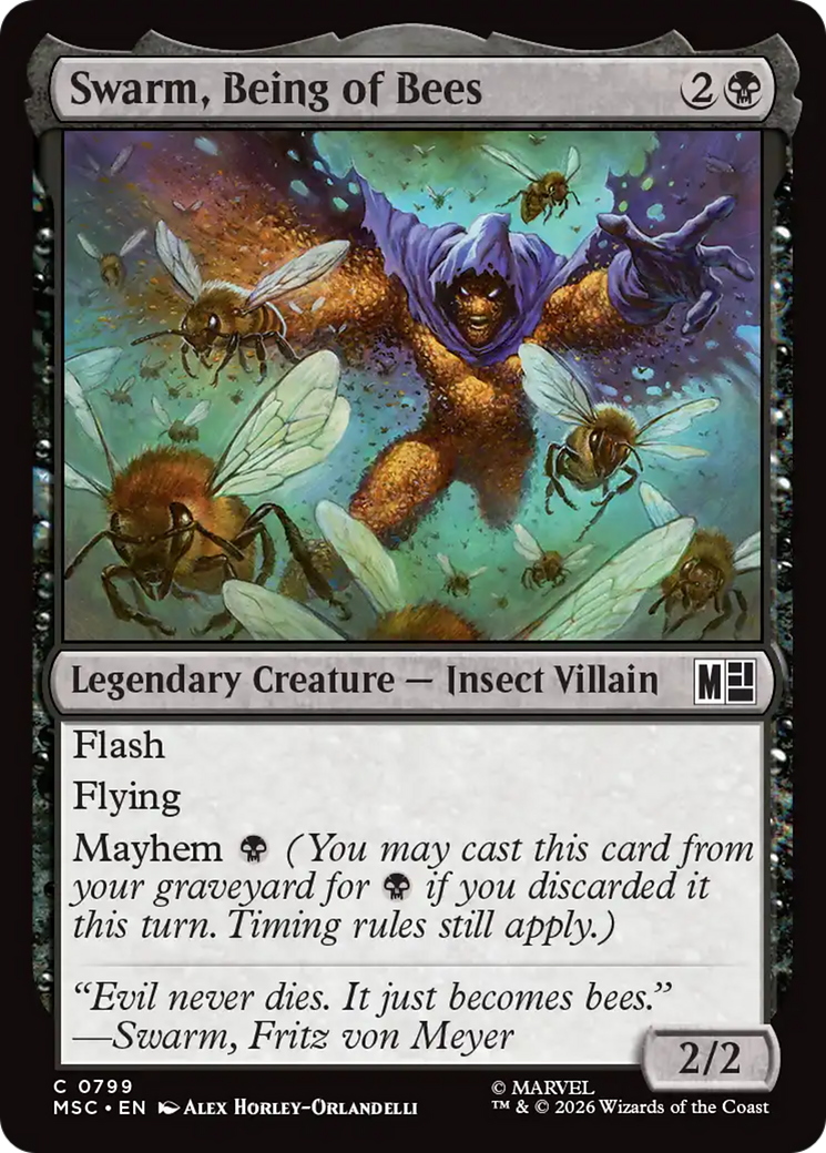Swarm, Being of Bees [Marvel Super Heroes Commander] Foil