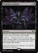 Demonic Counsel [Duskmourn: House of Horror] Foil