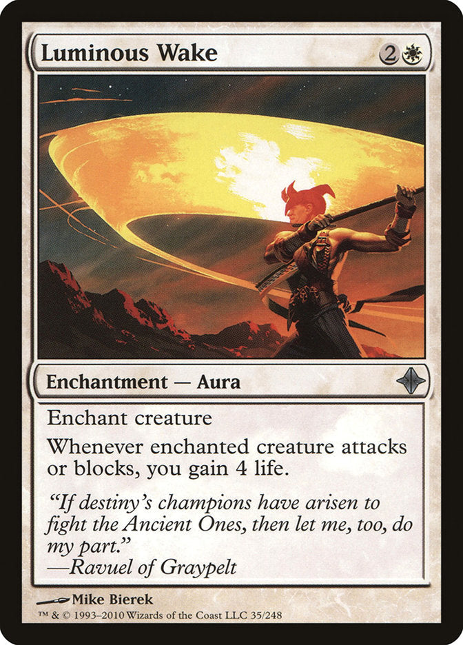 Luminous Wake [Rise of the Eldrazi] Foil