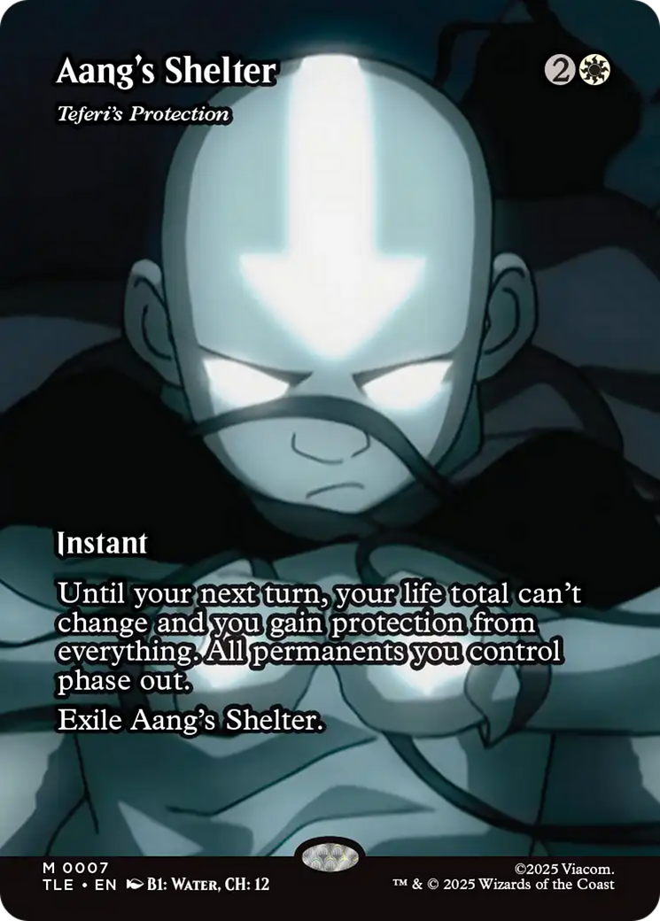 Aang's Shelter - Teferi's Protection (Borderless) [Avatar: The Last Airbender: Eternal-Legal] Foil